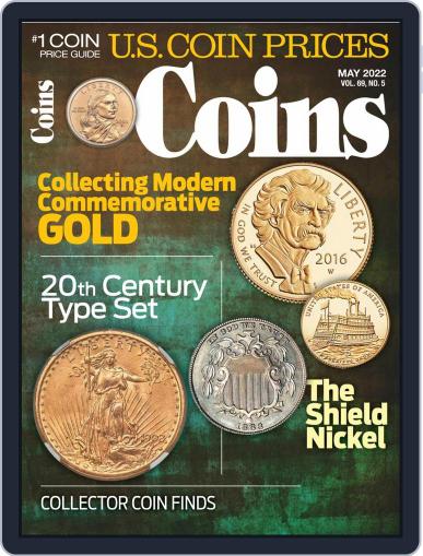 Coins May 1st, 2022 Digital Back Issue Cover