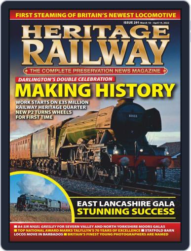 Heritage Railway March 18th, 2022 Digital Back Issue Cover