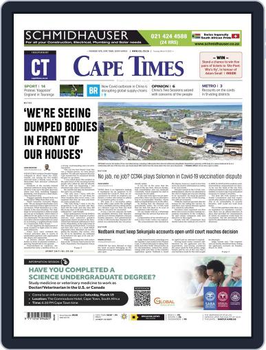 Cape Times March 15th, 2022 Digital Back Issue Cover