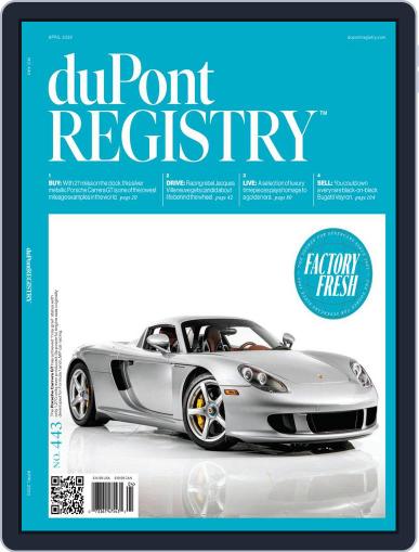 duPont REGISTRY April 1st, 2022 Digital Back Issue Cover