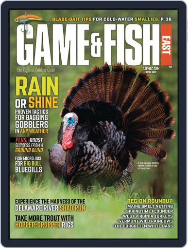 Game & Fish East April 1st, 2022 Digital Back Issue Cover