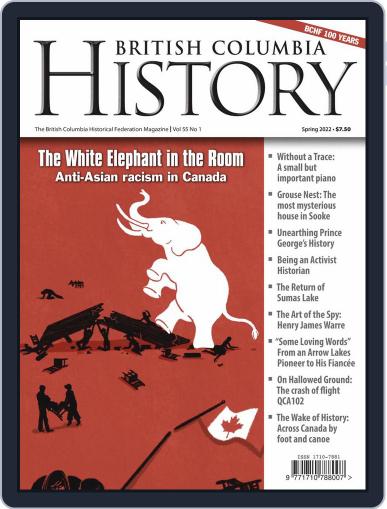 British Columbia History March 15th, 2022 Digital Back Issue Cover