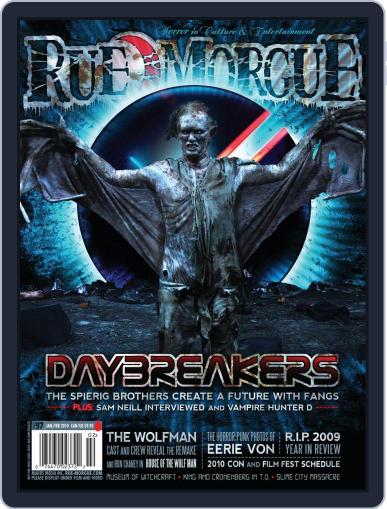 RUE MORGUE January 1st, 2010 Digital Back Issue Cover