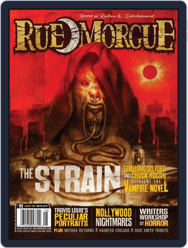 RUE MORGUE August 1st, 2009 Digital Back Issue Cover
