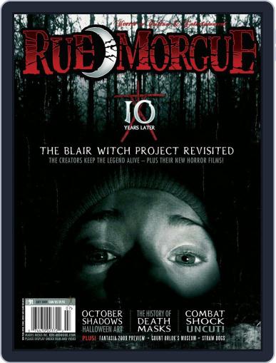 RUE MORGUE July 1st, 2009 Digital Back Issue Cover