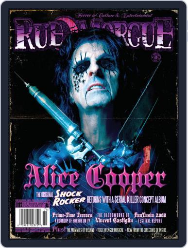 RUE MORGUE September 1st, 2008 Digital Back Issue Cover