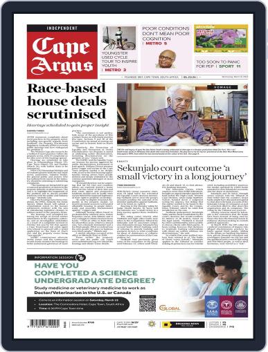 Cape Argus March 16th, 2022 Digital Back Issue Cover