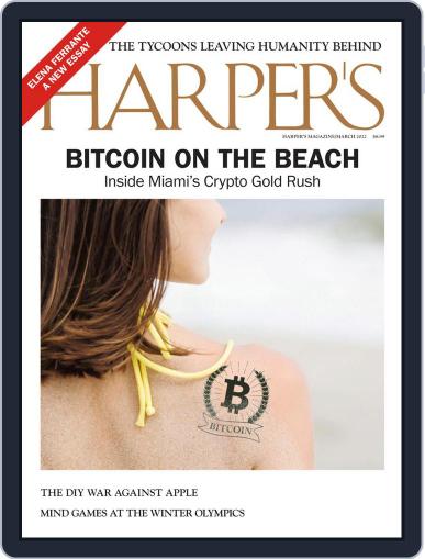 Harper's March 1st, 2022 Digital Back Issue Cover