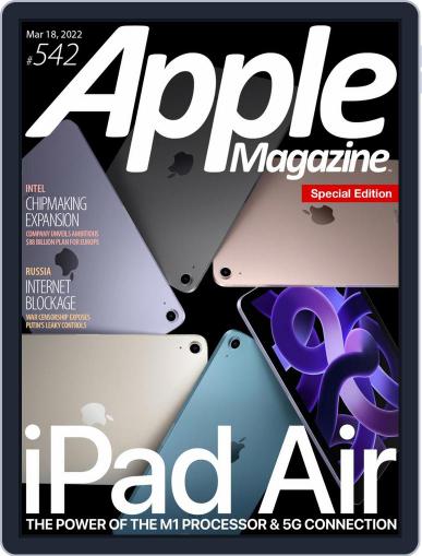 AppleMagazine March 18th, 2022 Digital Back Issue Cover
