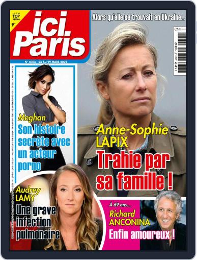 Ici Paris March 23rd, 2022 Digital Back Issue Cover