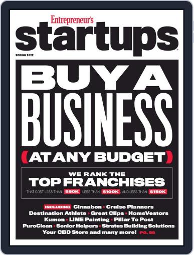 Entrepreneur's Startups March 15th, 2022 Digital Back Issue Cover