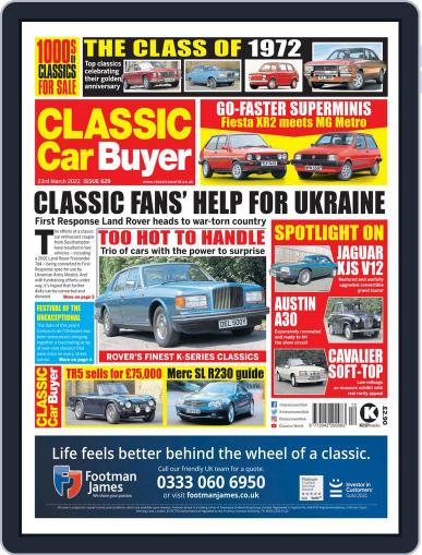 Classic Car Buyer March 23rd, 2022 Digital Back Issue Cover