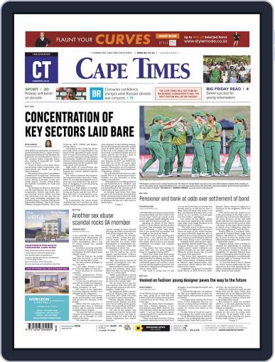 Cape Times March 18th, 2022 Digital Back Issue Cover
