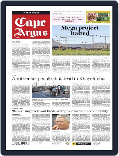 Cape Argus March 22nd, 2022 Digital Back Issue Cover