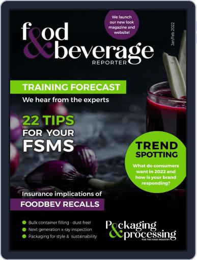 Food & Beverage Reporter January 1st, 2022 Digital Back Issue Cover