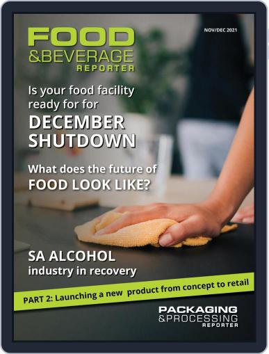 Food & Beverage Reporter November 1st, 2021 Digital Back Issue Cover