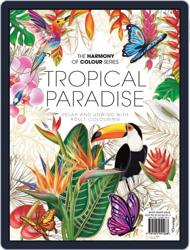 Colouring Book: Tropical Paradise February 16th, 2022 Digital Back Issue Cover