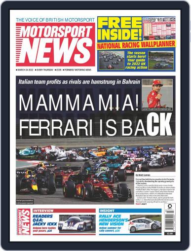 Motorsport News March 24th, 2022 Digital Back Issue Cover