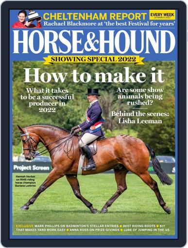 Horse & Hound March 24th, 2022 Digital Back Issue Cover