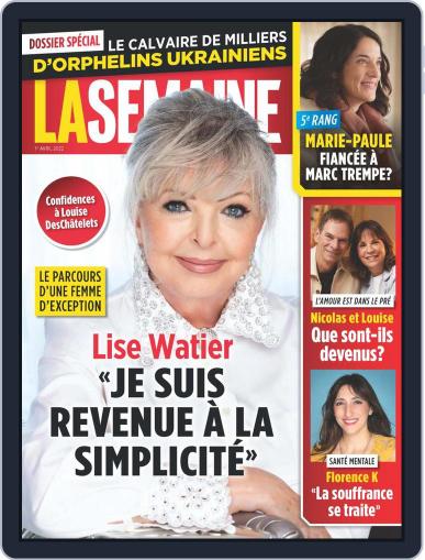 La Semaine April 1st, 2022 Digital Back Issue Cover