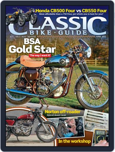 Classic Bike Guide April 1st, 2022 Digital Back Issue Cover