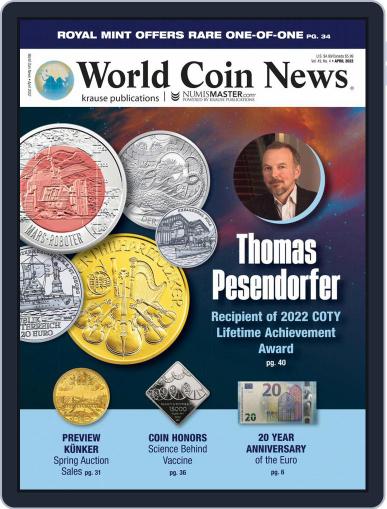 World Coin News April 1st, 2022 Digital Back Issue Cover