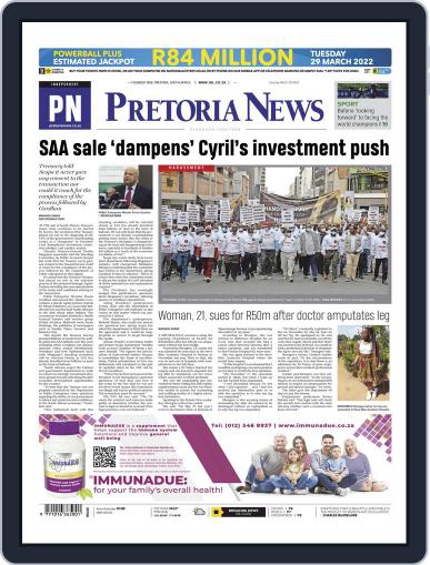 Pretoria News March 29th, 2022 Digital Back Issue Cover