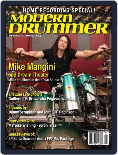 Modern Drummer January 1st, 2022 Digital Back Issue Cover