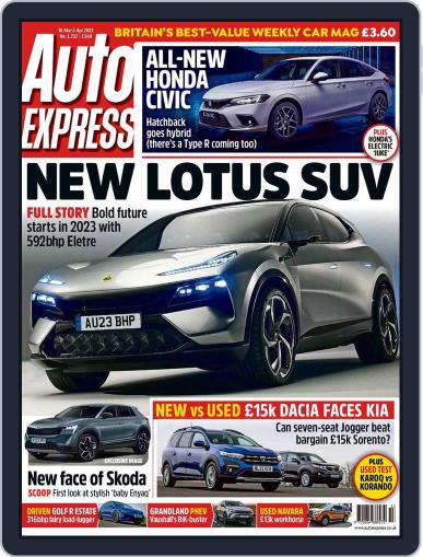 Auto Express March 30th, 2022 Digital Back Issue Cover