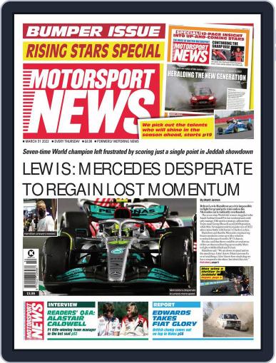 Motorsport News March 31st, 2022 Digital Back Issue Cover