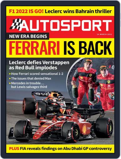 Autosport March 24th, 2022 Digital Back Issue Cover