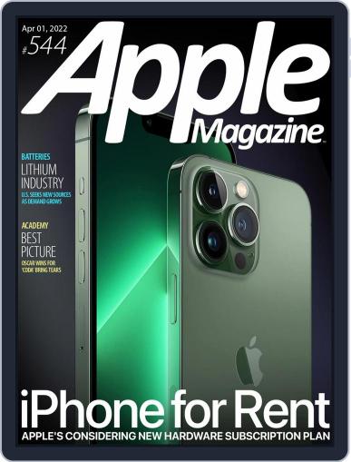 AppleMagazine April 1st, 2022 Digital Back Issue Cover