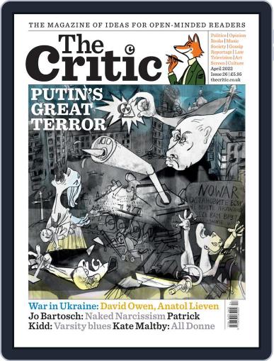 The Critic April 1st, 2022 Digital Back Issue Cover