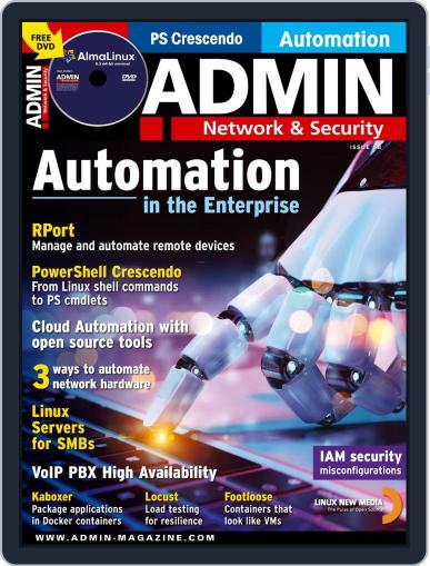 ADMIN Network & Security March 1st, 2022 Digital Back Issue Cover