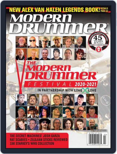 Modern Drummer February 1st, 2021 Digital Back Issue Cover