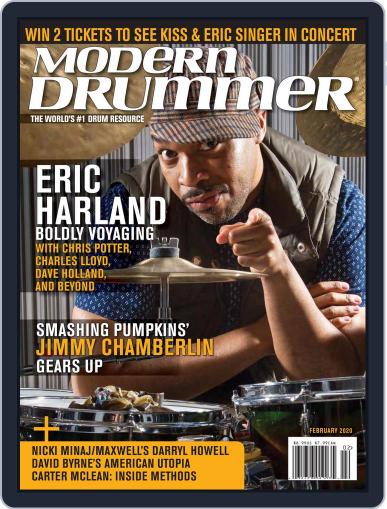 Modern Drummer February 1st, 2020 Digital Back Issue Cover