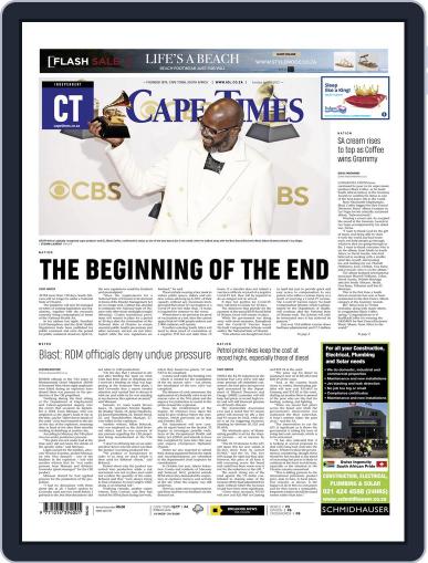 Cape Times April 5th, 2022 Digital Back Issue Cover