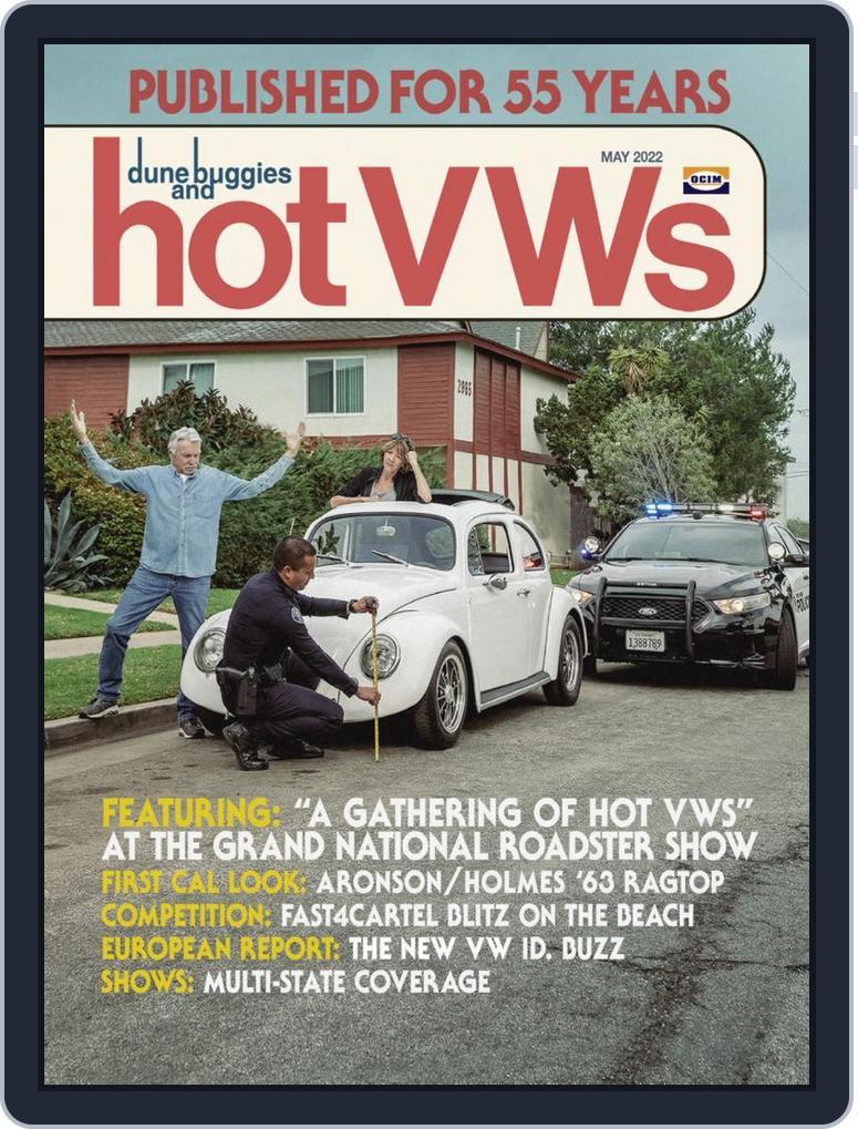 dune buggies and hotVWs May 1st, 2022 Digital Back Issue Cover