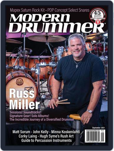Modern Drummer September 1st, 2021 Digital Back Issue Cover