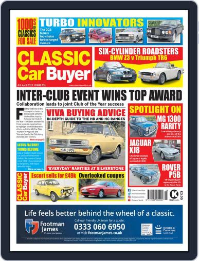 Classic Car Buyer April 6th, 2022 Digital Back Issue Cover