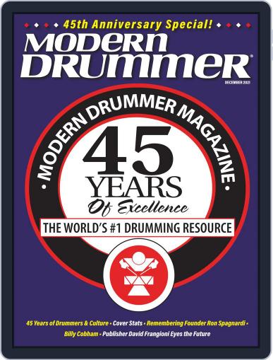 Modern Drummer December 1st, 2021 Digital Back Issue Cover