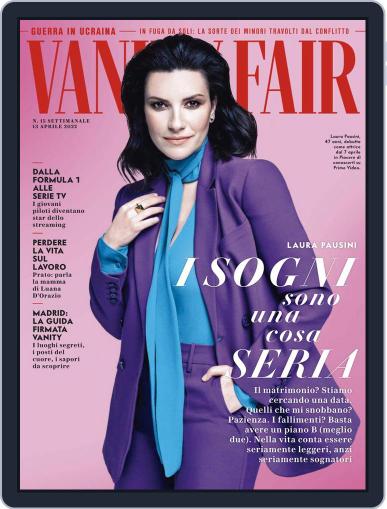 Vanity Fair Italia April 13th, 2022 Digital Back Issue Cover
