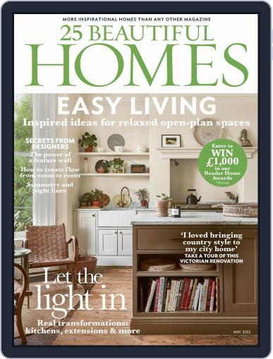 25 Beautiful Homes May 1st, 2022 Digital Back Issue Cover