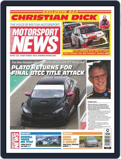 Motorsport News April 7th, 2022 Digital Back Issue Cover