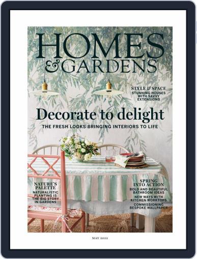 Homes & Gardens May 1st, 2022 Digital Back Issue Cover