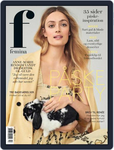 femina Denmark April 7th, 2022 Digital Back Issue Cover