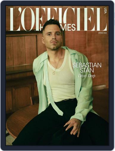 L'OFFICIEL HOMMES USA March 30th, 2022 Digital Back Issue Cover