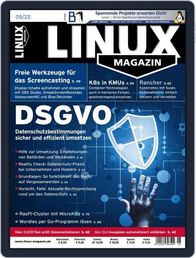 Linux Magazin germany April 7th, 2022 Digital Back Issue Cover