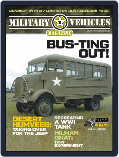 Military Vehicles June 1st, 2022 Digital Back Issue Cover