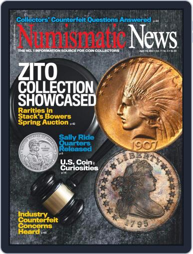 Numismatic News April 19th, 2022 Digital Back Issue Cover